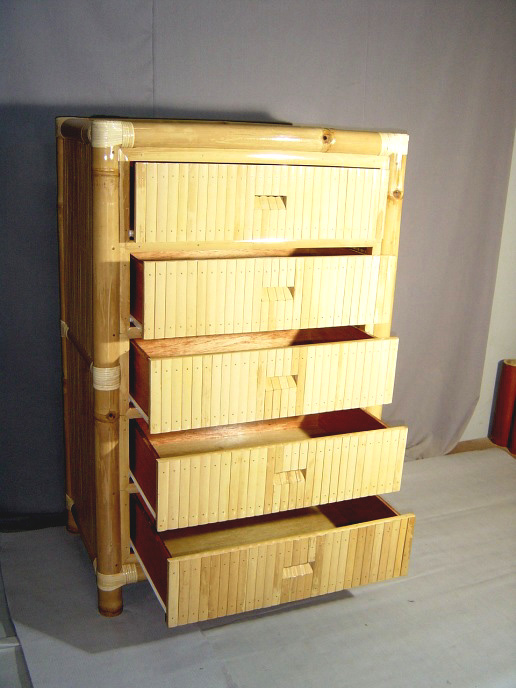 Tủ tre có ngăn kéo