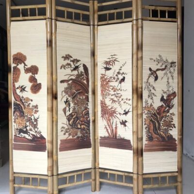 Bình Phong Trúc, Bình Phong Tre Trúc Ngăn Không Gian