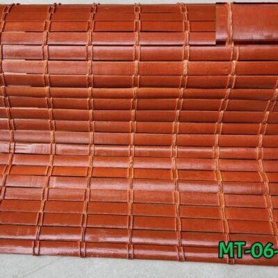 Mành Trúc Dệt Da Bò