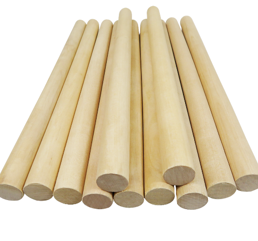 Thanh gỗ thông tròn phi Ø8mm đến Ø50mm Thanh gỗ thông tròn phi Ø8mm đến Ø50mm