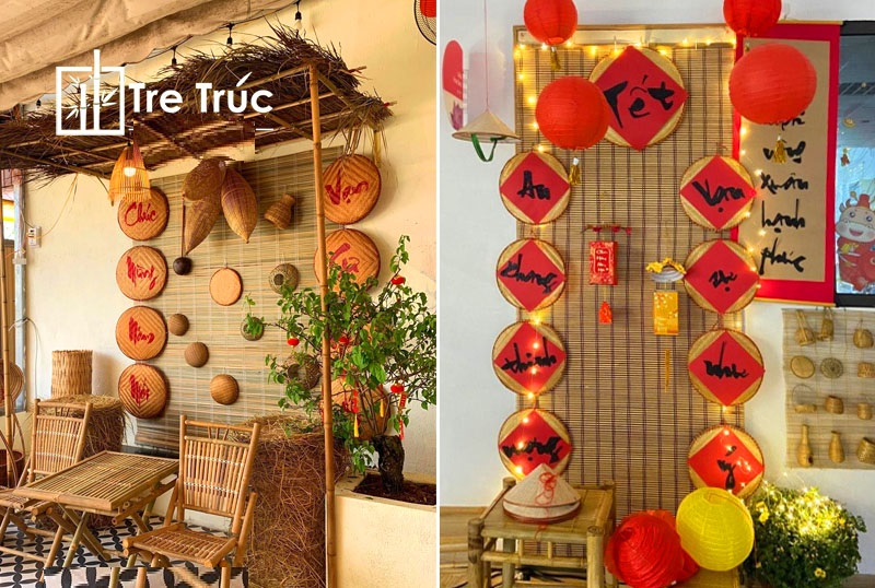 Mành tre trang trí (rèm tre, mành trúc) trang trí tết Mành tre trang trí (rèm tre, mành trúc) trang trí tết