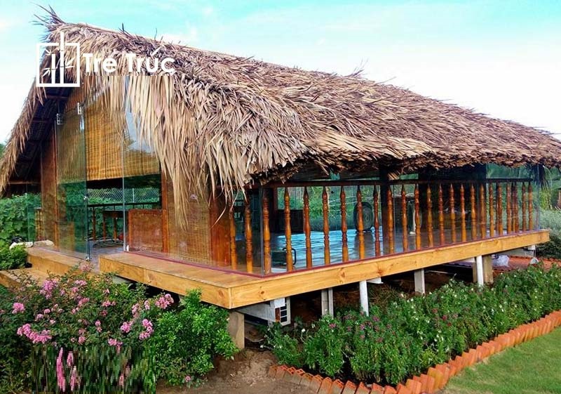 Thi công nhà tre mái lá giá rẻ chuyên nghiệp Thi công nhà tre mái lá giá rẻ chuyên nghiệp