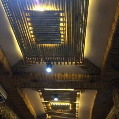 THI CÔNG TRẦN TRE TRÚC SIÊU ĐẸP