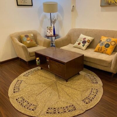 Thảm cói hoa 3D (KT 1m2,1m5)