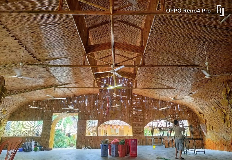 THI CÔNG ỐP TRÚC LÊN TƯỜNG THI CÔNG ỐP TRÚC LÊN TƯỜNG