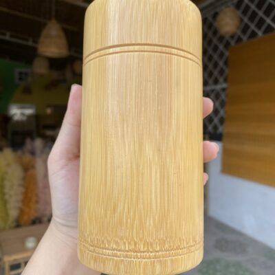 Hộp tre tròn 12x8cm