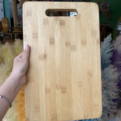 Thớt tre chữ nhật: 40x26x2cm