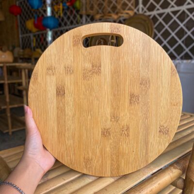Thớt tre tròn: 30x2cm