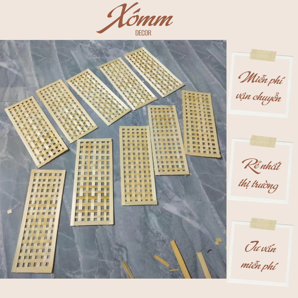 phên tre, tấm tre đan hình chữ nhật trang trí decor tết, góc mầm non, nan tre, phụ kiện cắm hoa phên tre, tấm tre đan hình chữ nhật trang trí decor tết, góc mầm non, nan tre, phụ kiện cắm hoa