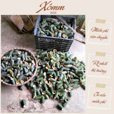 ống tre nứa làm chả ốc, ống nứa chả ốc