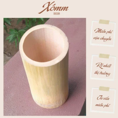 ống đũa tre đơn , ống tre đựng đũa