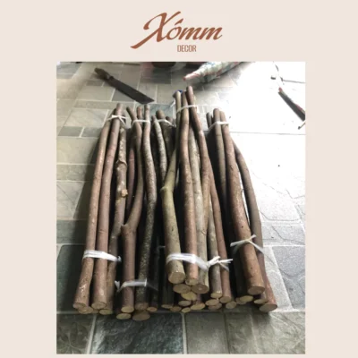 Cành củi khô (Bó 5 cành ) Decor trang trí nhà cửa,noel, lò sưởi, Đường Kính 2-3cm, Dài 30-100cm