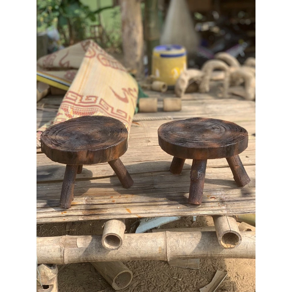 Đôn gỗ, ghế gỗ decor, trang trí Đôn gỗ, ghế gỗ decor, trang trí