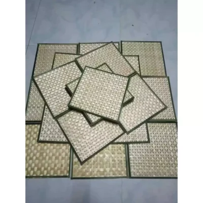 Tấm tre đan vuông đủ size, phên tre, mành tre, mẹt tre, vỉ tre trang trí decor tết, trường mầm non