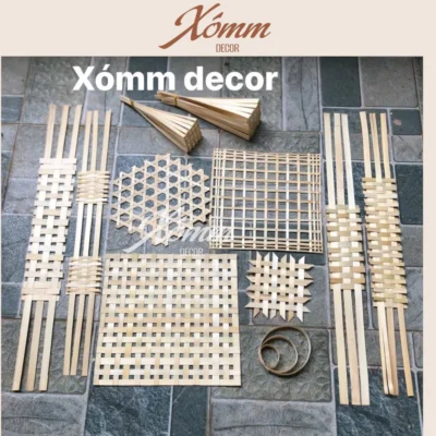 Nan tre, phên tre (Sét 10 cái) phụ kiện cắm hoa tươi, lan hồ điệp, trang trí decor, tạo hình giỏ hoa