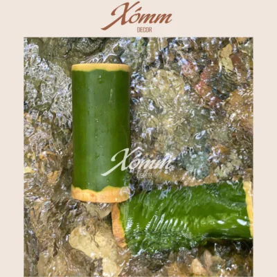 Cốc tre xanh tự nhiên đựng cafe , trà sữa trang trí decor quán cafe, nhà hàng. Đủ size