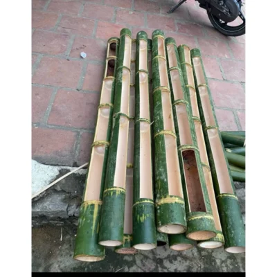 Khay tre, ống tre nấu lẩu, đựng đồ ăn tráng trí decor